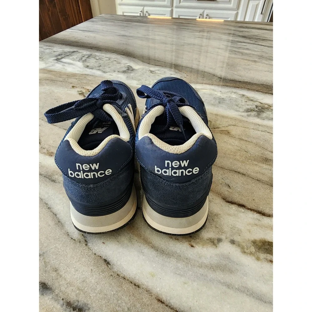 New Balance 515 Kids Youth Navy Blue White Suede Mesh‎ Sneakers